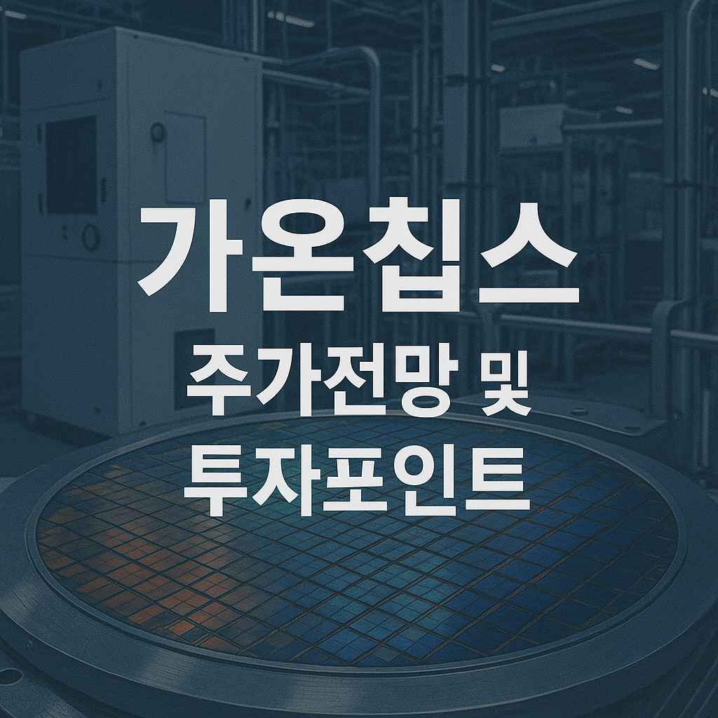 가온칩스 주가 전망 및 투자포인트 3가지 분석 (AI 칩 대장주) | Seoulous