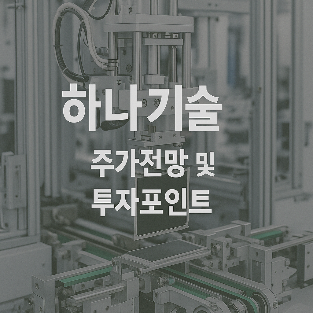 하나기술 주가 전망 및 투자포인트 썸네일