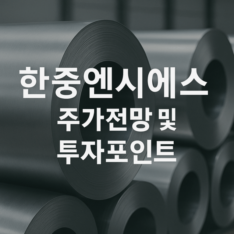 한중엔씨에스 주가 전망 및 투자포인트 3가지