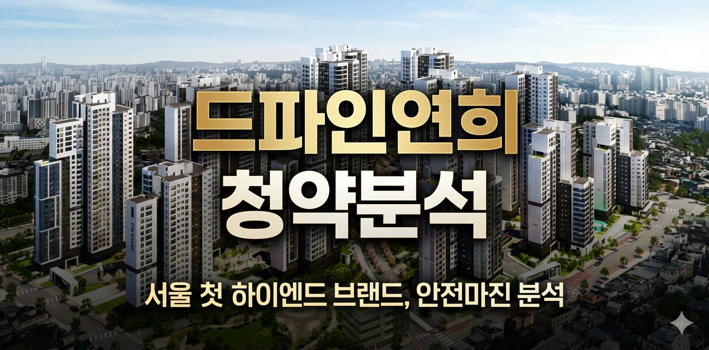 2026년 드파인 연희 청약: 숲세권 하이엔드, 안전마진은 1억?